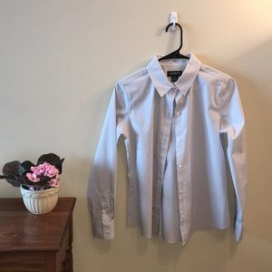 Women’s Grey Button-Down Blouse